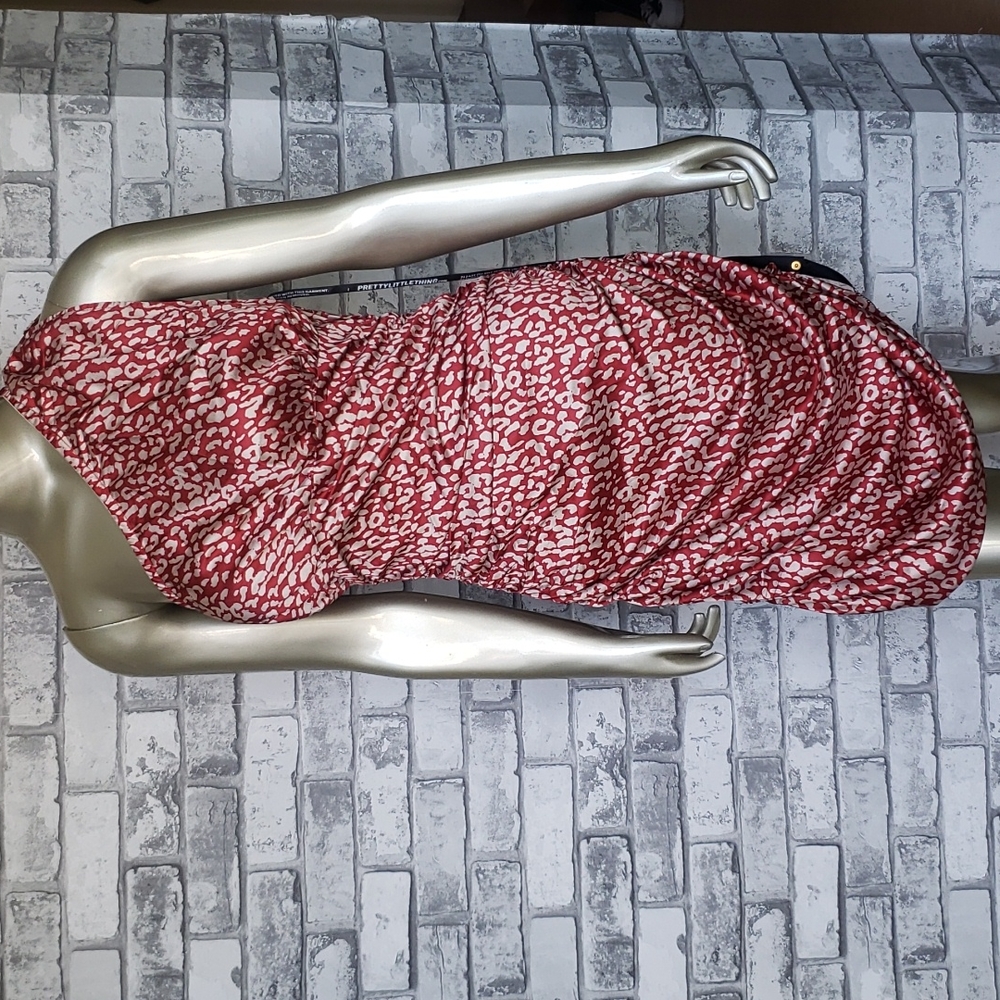 PrettyLittleThing, One Shoulder Dress  NWT, 6/8